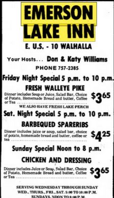 Emerson Lake Inn - Jul 1976 Ad (newer photo)
